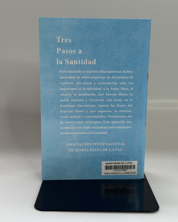 tres2 TRES PASOS A LA SANTIDAD